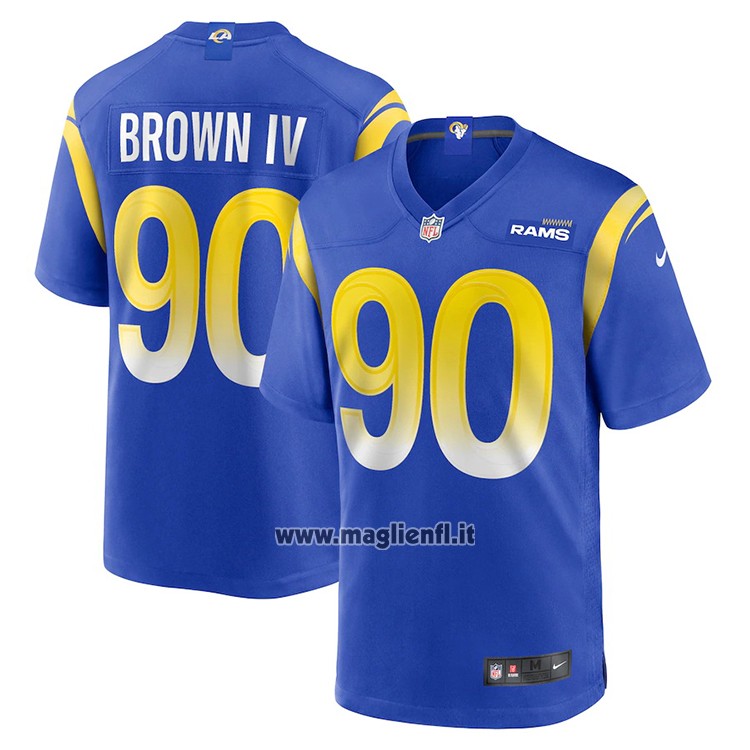Maglia NFL Game Los Angeles Rams Earnest Brown Iv Blu